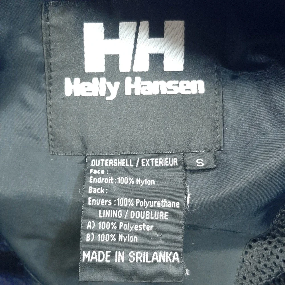 Helly Hansen Vintage Windbreaker Jacket S Blue Mens Gorpcore Hooded Coat